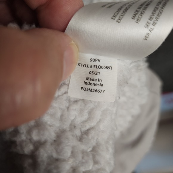 Eddie Bauer Plaid Sherpa Fleece Pullover Women's Medium M Button Front - Picture 9 of 10